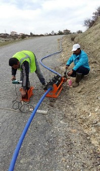 Kuşluk Sakinleri Suya Kavuştu