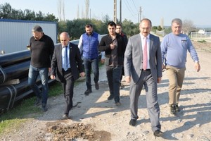 Doğalgaz Hattı Çalışmaları Başladı