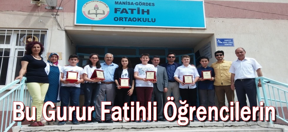 Bu Gurur Fatihli Öğrencilerin