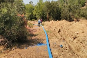 Malkoca'nın Sulama Tesisine Bakım