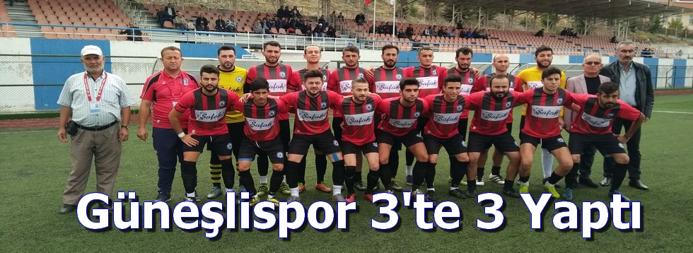 Güneşlispor 3'te 3 Yaptı