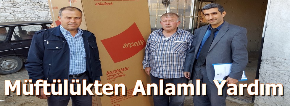 Müftülükten Afetzedelere Anlamlı Yardım